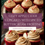 Apple Cider Cupcakes with Spiced Buttercream Frosting Recipe