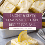 Lemon Sheet Cake Recipe