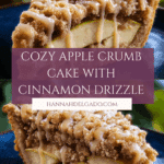 Apple Crumb Cake with Cinnamon Apple Drizzle Recipe