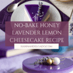 Delicate No-Bake Honey Lavender Cheesecake Recipe