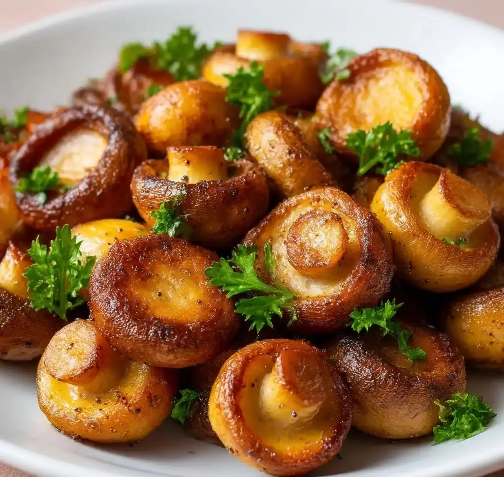 Air Fryer Mushrooms Recipe