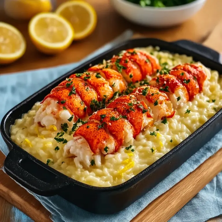 Lemon Butter Lobster Risotto Recipe