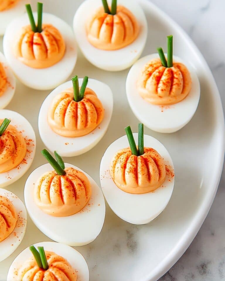 Pumpkin Patch Deviled Eggs Recipe