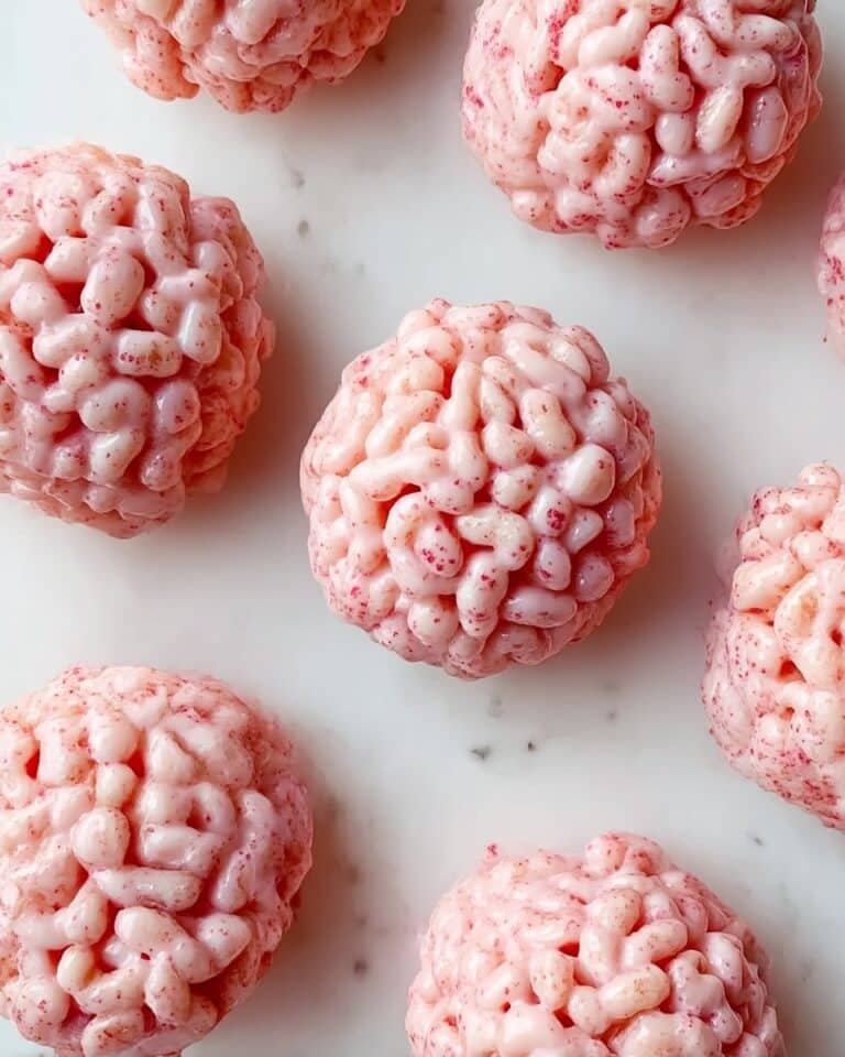 Marshmallow Rice Krispies Halloween Brains Recipe