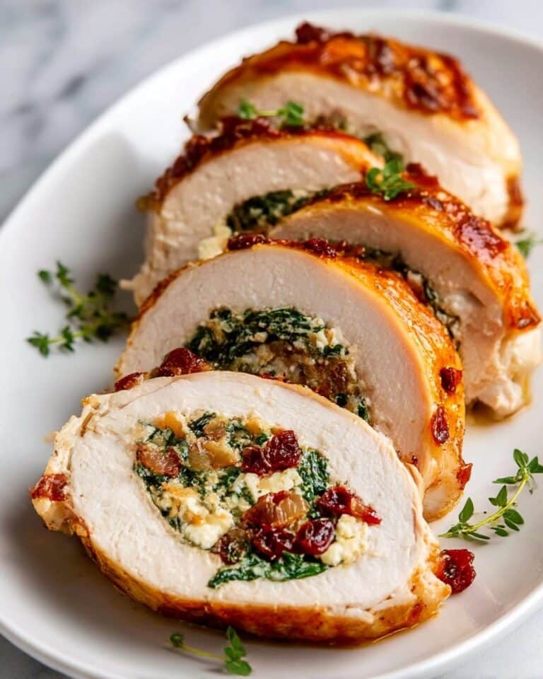 Best Christmas Stuffed Turkey Breast Recipe