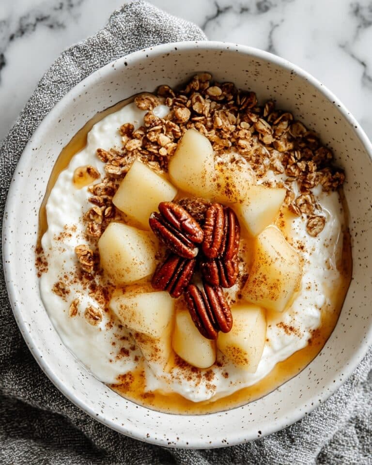 Cottage Cheese Apple Pie Bowl Recipe