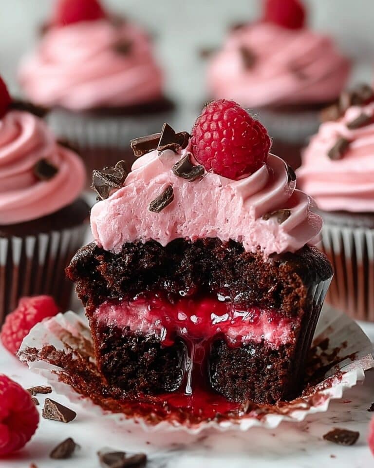 Decadent Raspberry Chocolate Lava Cupcakes You’ll Adore Recipe