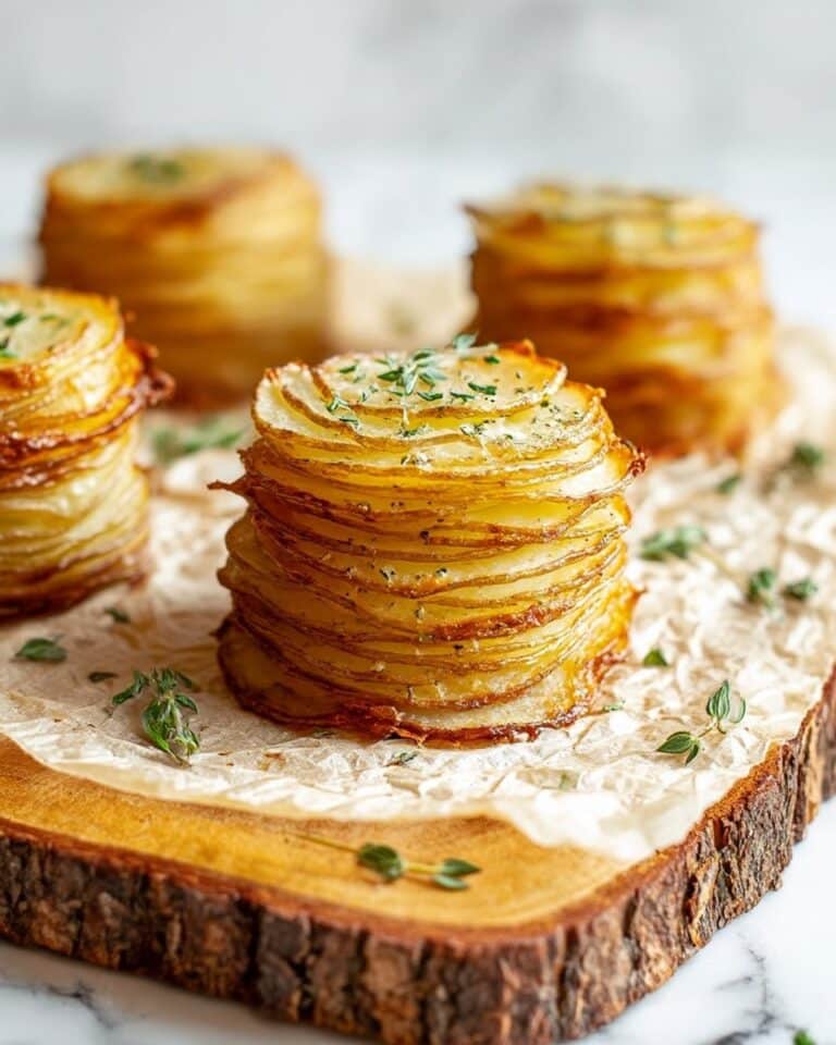 Crispy Parmesan Potato Stacks Recipe