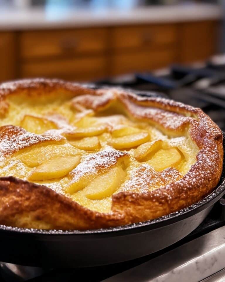Apple Cinnamon German Pancake Recipe