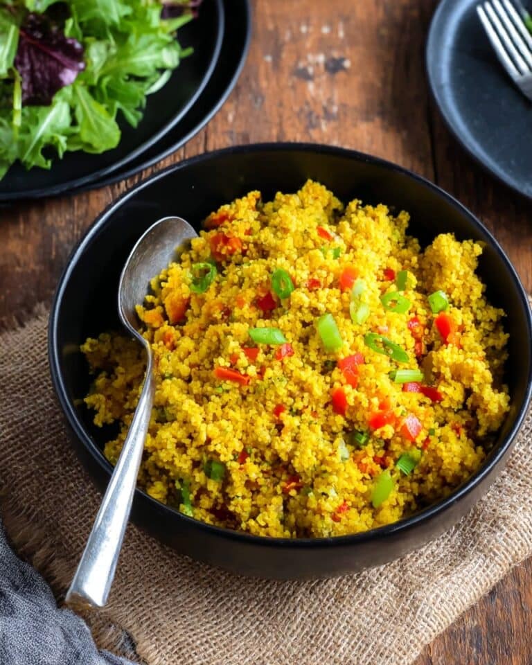 Curry Cauliflower Rice Recipe