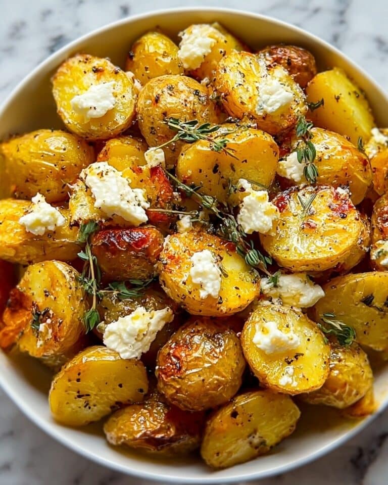 Healthy Baked Feta Potatoes Recipe
