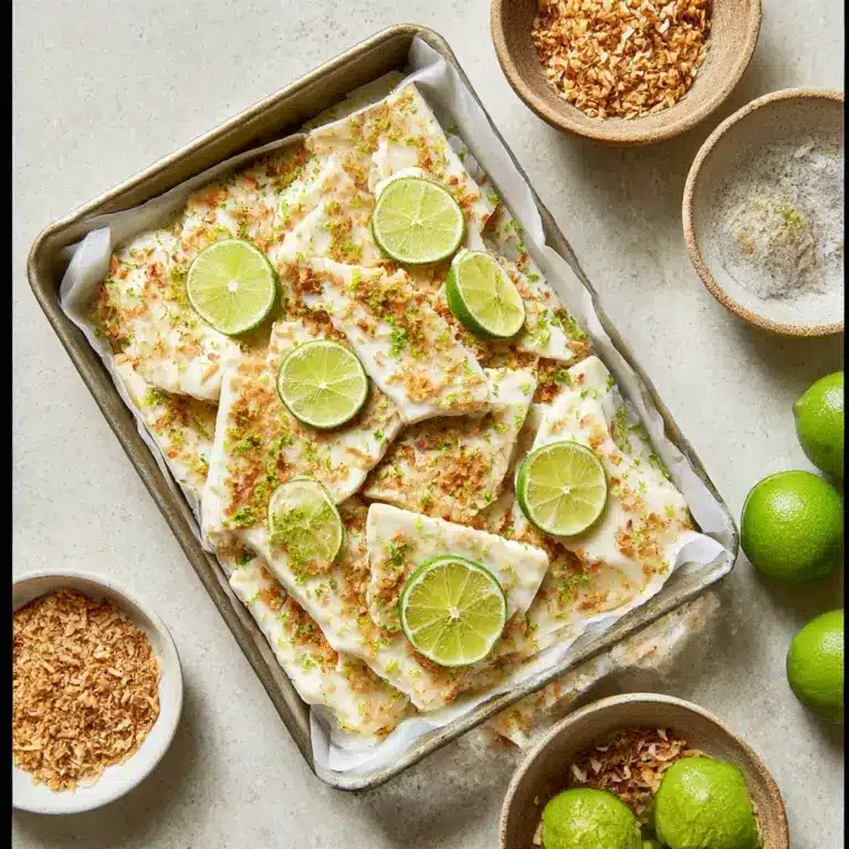 Key Lime Pie Yogurt Bark Recipe