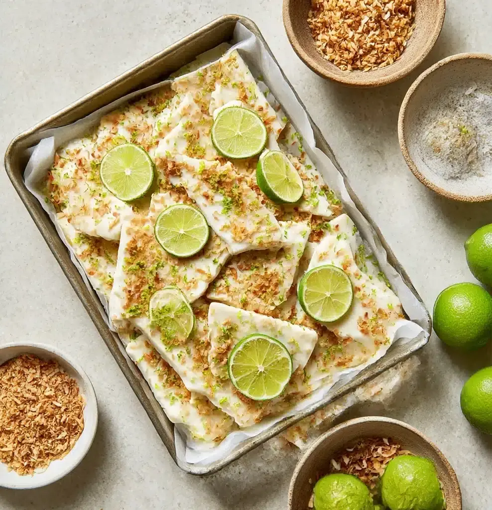 Key Lime Pie Yogurt Bark Recipe
