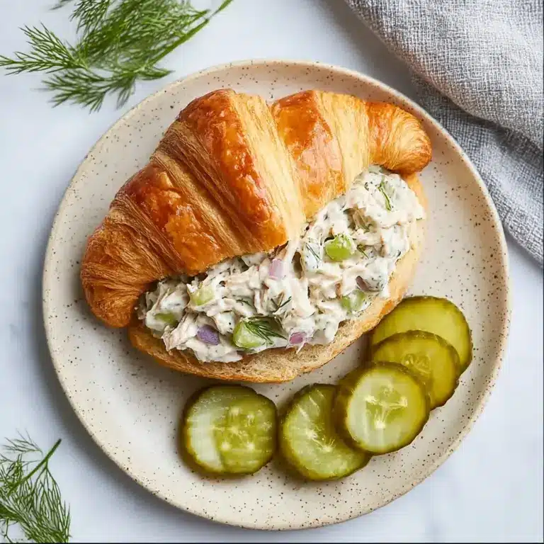 Savory Dill Pickle Chicken Salad Recipe