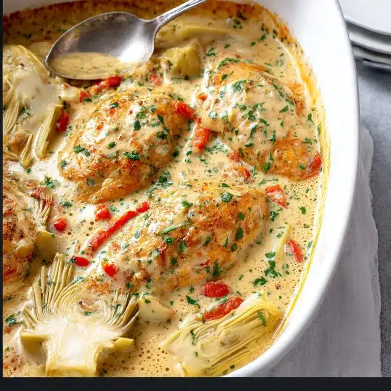 Tasty Chicken Breast with Artichoke Hearts Recipe