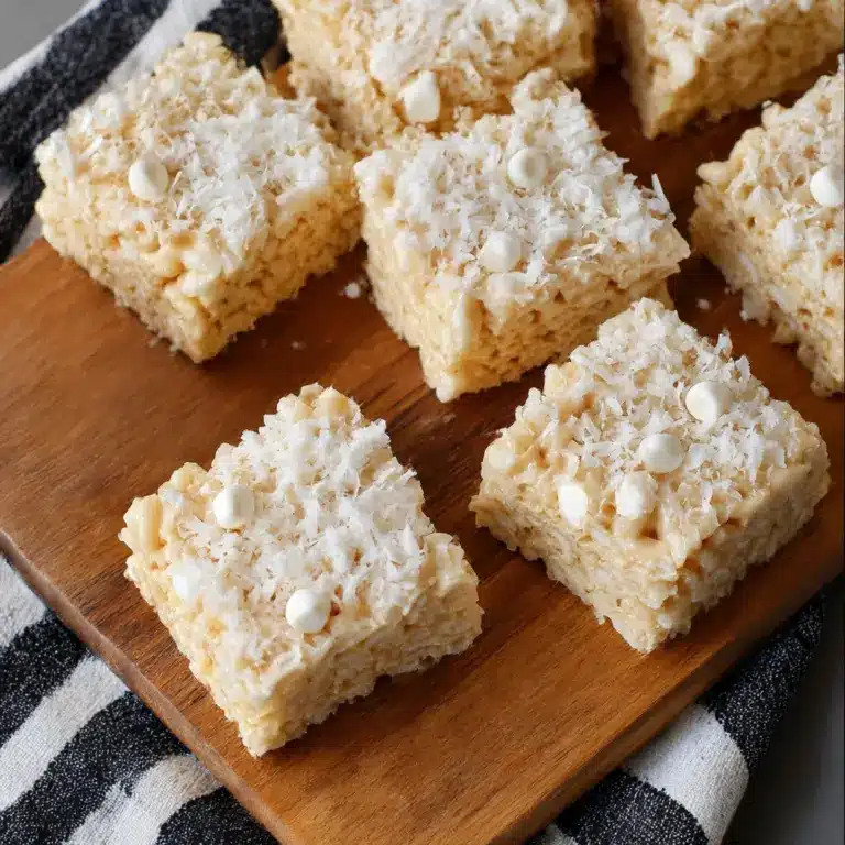 Coconut Lover's Rice Krispy Treats Recipe