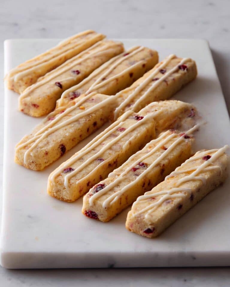 Orange Cranberry Shortbread Cookies Recipe