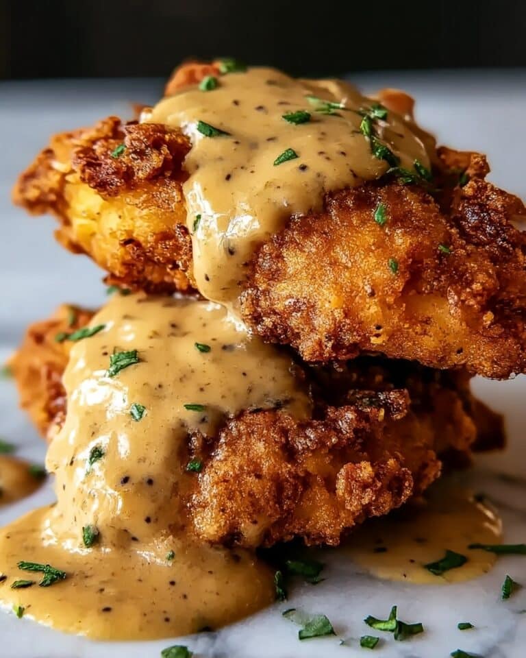 Pretzel-Coated Chicken with Mustard-Cheddar Sauce Recipe