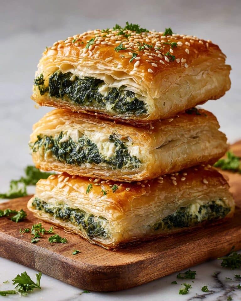 Flaky Spinach & Feta Puff Pastry: Easy Savory Appetizer Recipe