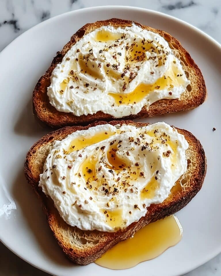 Whipped Ricotta Honey Toast Recipe