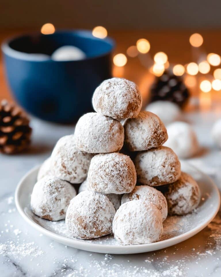 Gingerbread Snowball Cookies Recipe