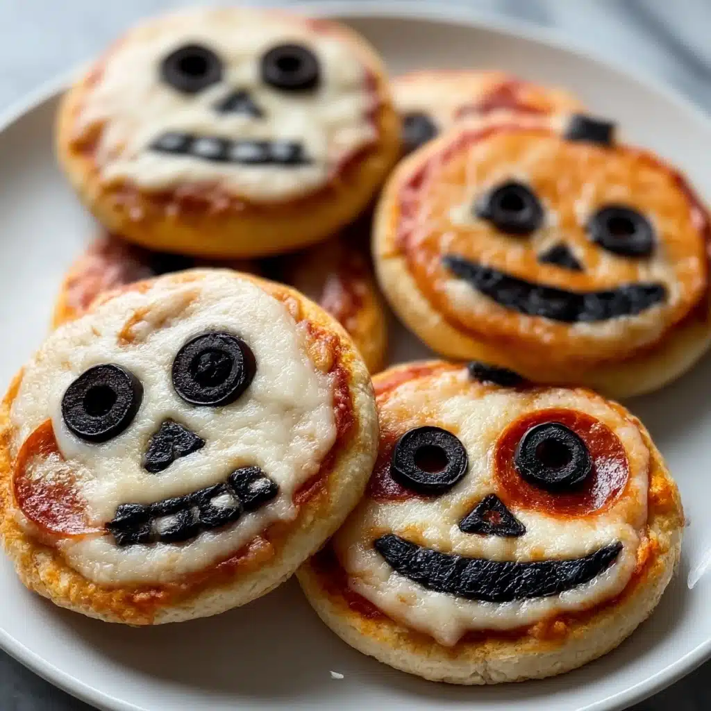 DIY Mini Halloween Pizzas You’ll Love Recipe - Recipe Image