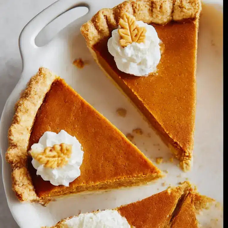 Pumpkin Custard Pie with Gingersnap Crust Recipe
