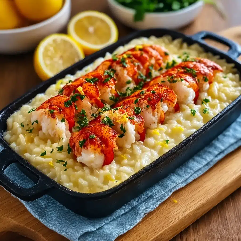 Lemon Butter Lobster Risotto Recipe - Recipe Image