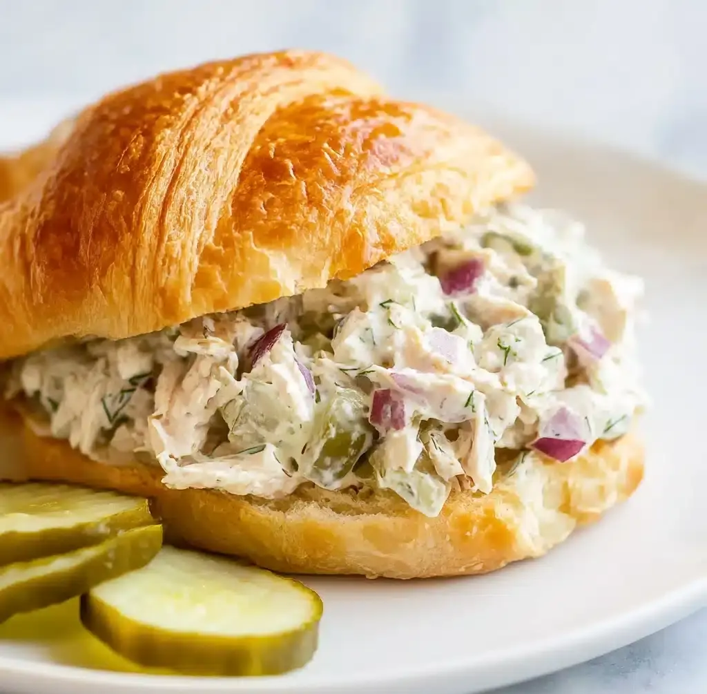 Savory Dill Pickle Chicken Salad Recipe