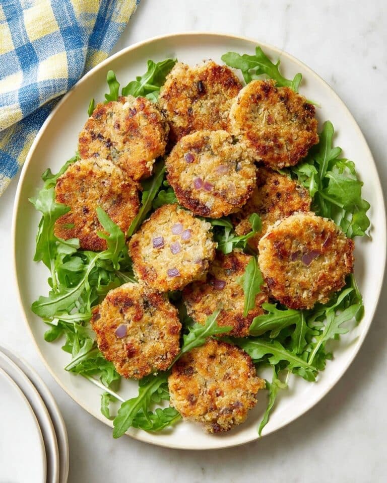 Crispy Quinoa Patties with Mozzarella and Red Onion Recipe