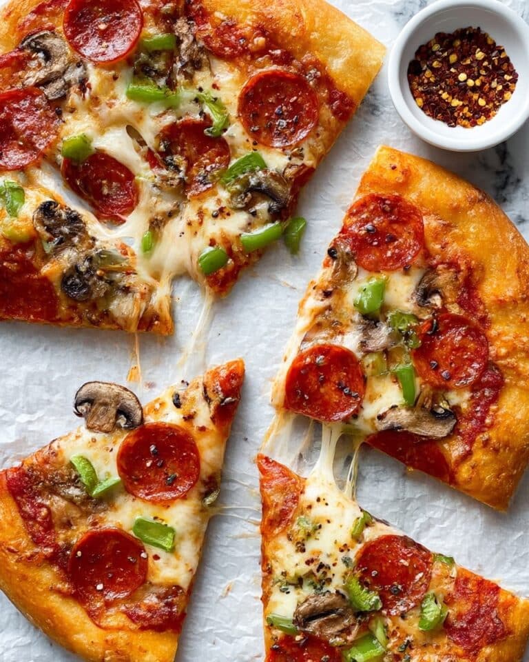 Naan Pizza with Mozzarella and Toppings Recipe