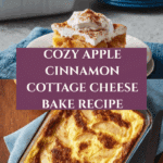 Apple Cinnamon Cottage Cheese Bake Recipe