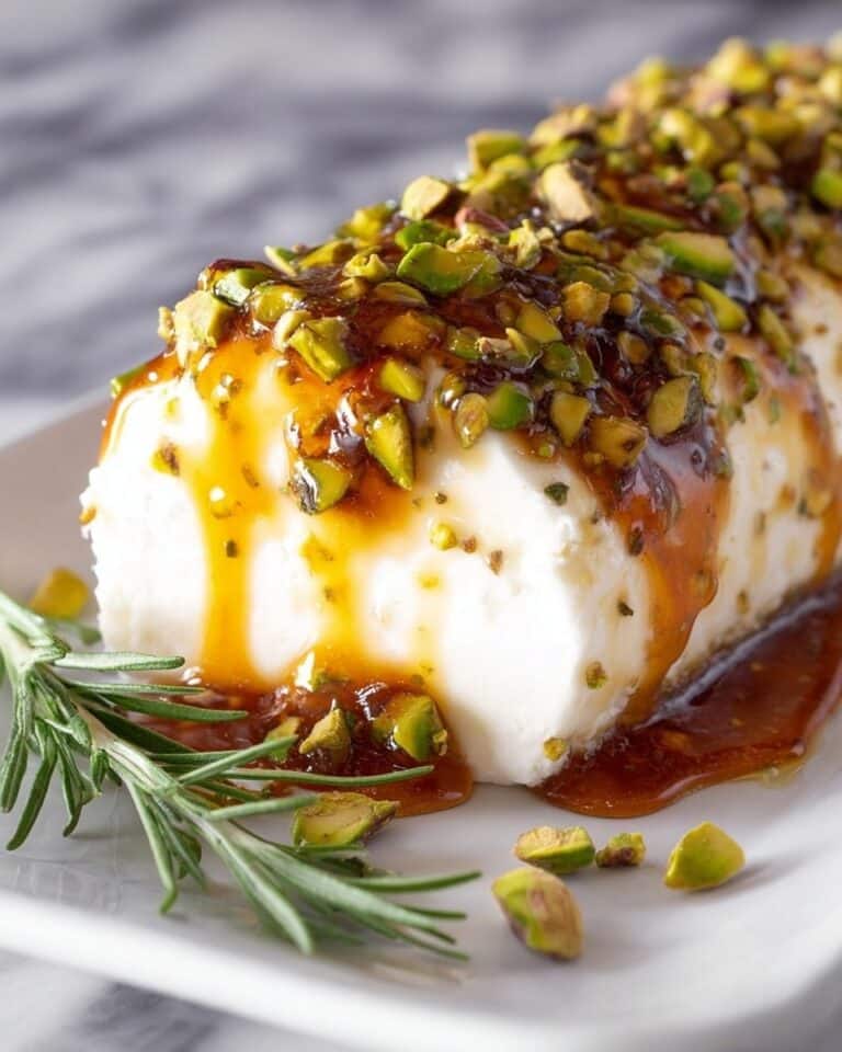 Goat Cheese Appetizer with Honey, Fig & Pistachios Recipe