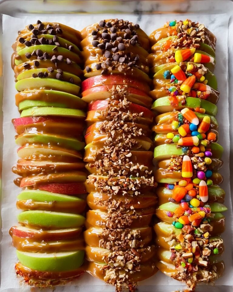 Easy Sheet Pan Caramel Apples for a Crowd Recipe