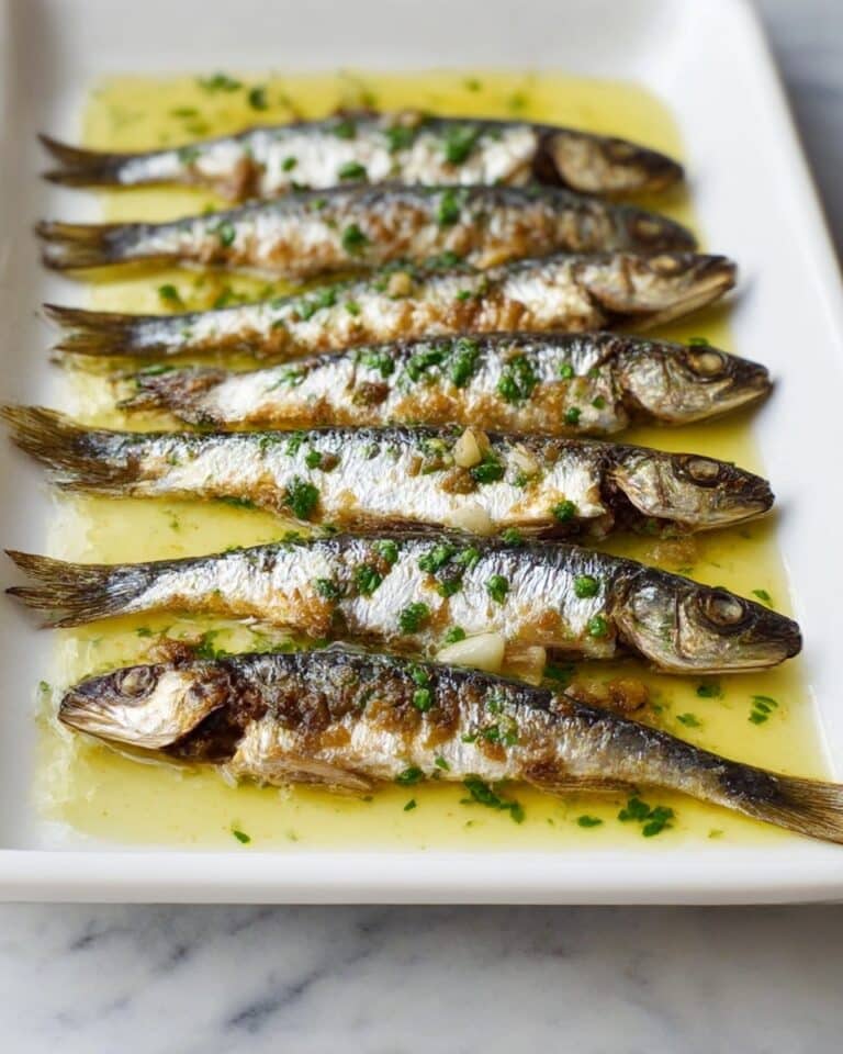 Mediterranean Garlic and Herb Crusted Roasted Sardines Recipe
