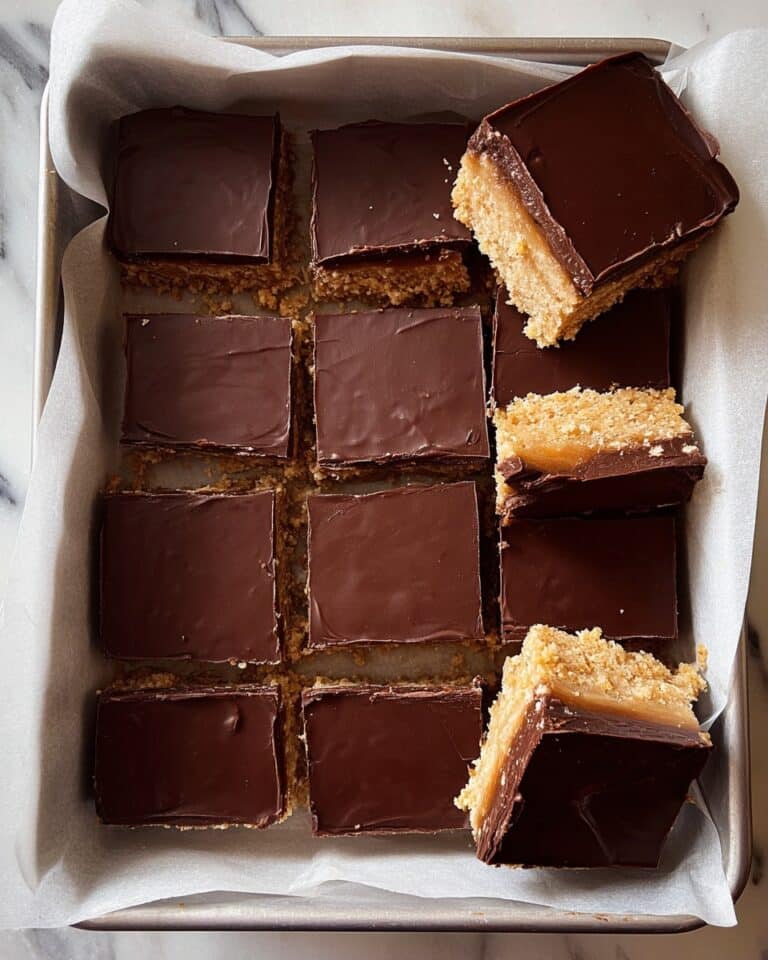 Chocolate Peanut Butter No Bake Bars Recipe