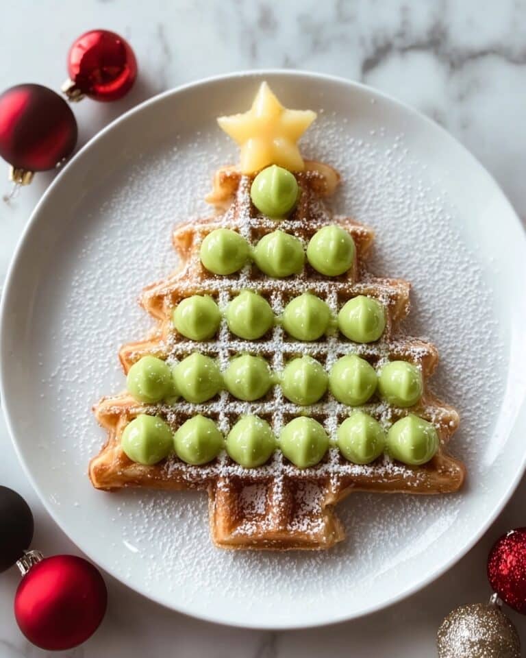 Delight Your Family with Fun Festive Christmas Tree Waffles Recipe
