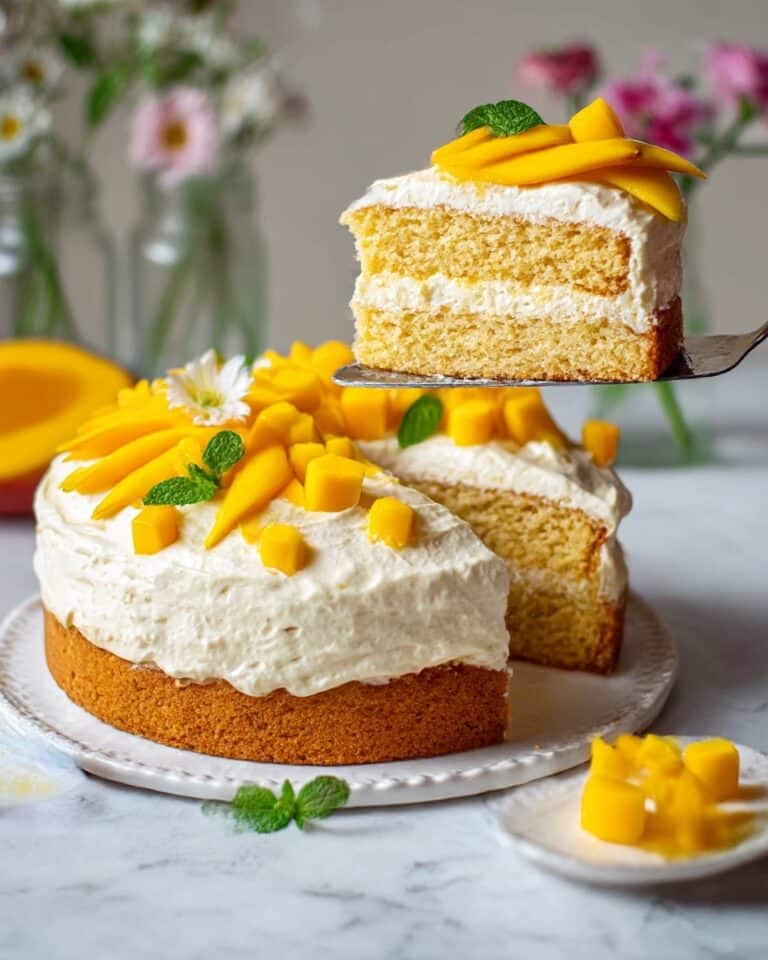 Vegan Mango Cake Recipe
