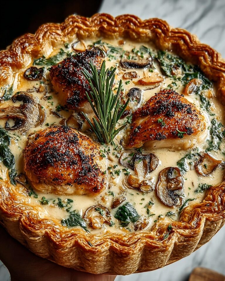 Cozy Chicken and Mushroom Pot Pie Recipe
