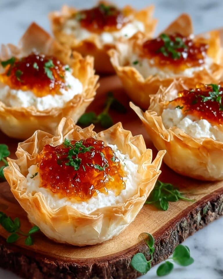 Quick Pepper Jelly Cream Cheese Appetizer Dip and Bites Recipe