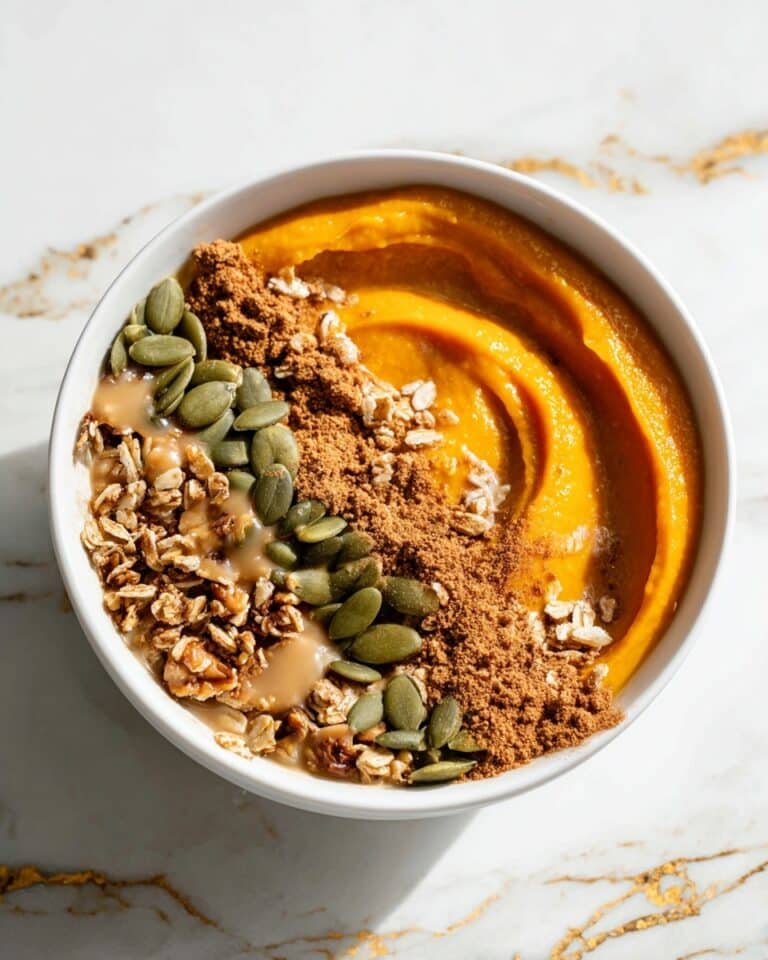 Pumpkin Whipped Cottage Cheese Breakfast Bowl Recipe