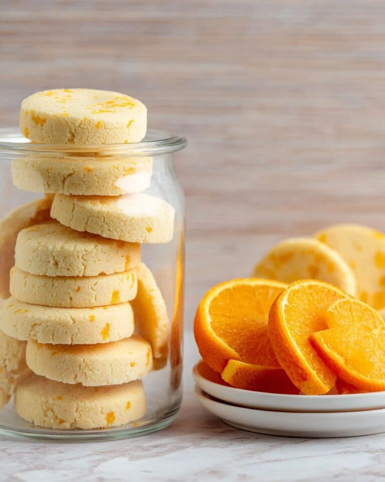 Orange Shortbread Cookies Recipe