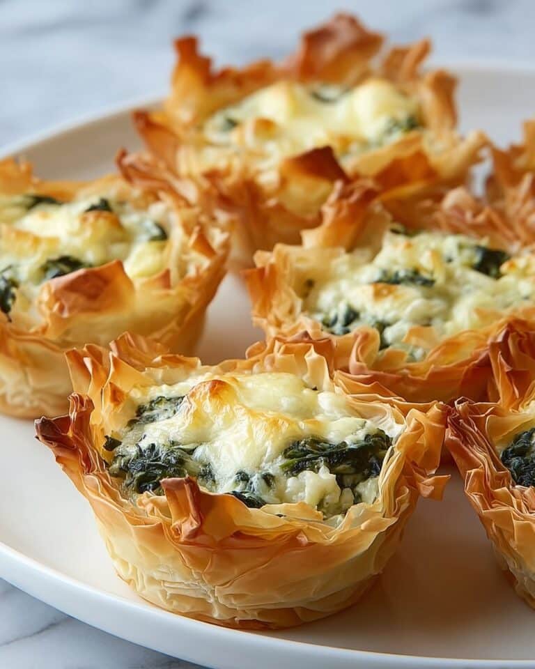Spinach and Artichoke Dip Cups Recipe