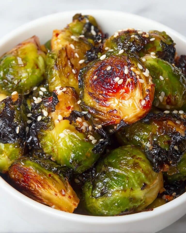 Roasted Sweet Chili Brussels Sprouts Recipe