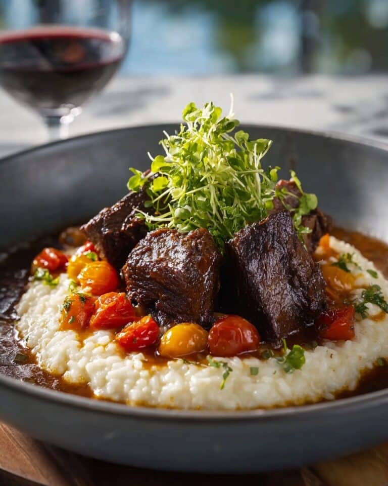 Italian Pot Roast with Parmesan Risotto Recipe