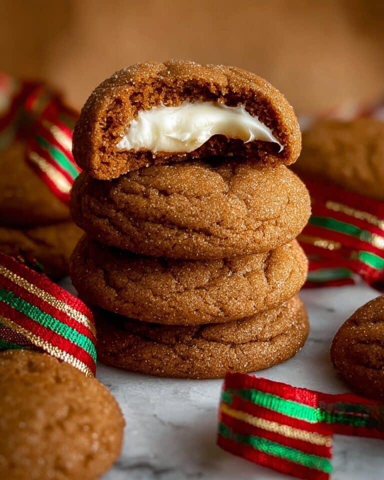 Gingerbread Cheesecake Cookies | Easy Holiday Treat Recipe