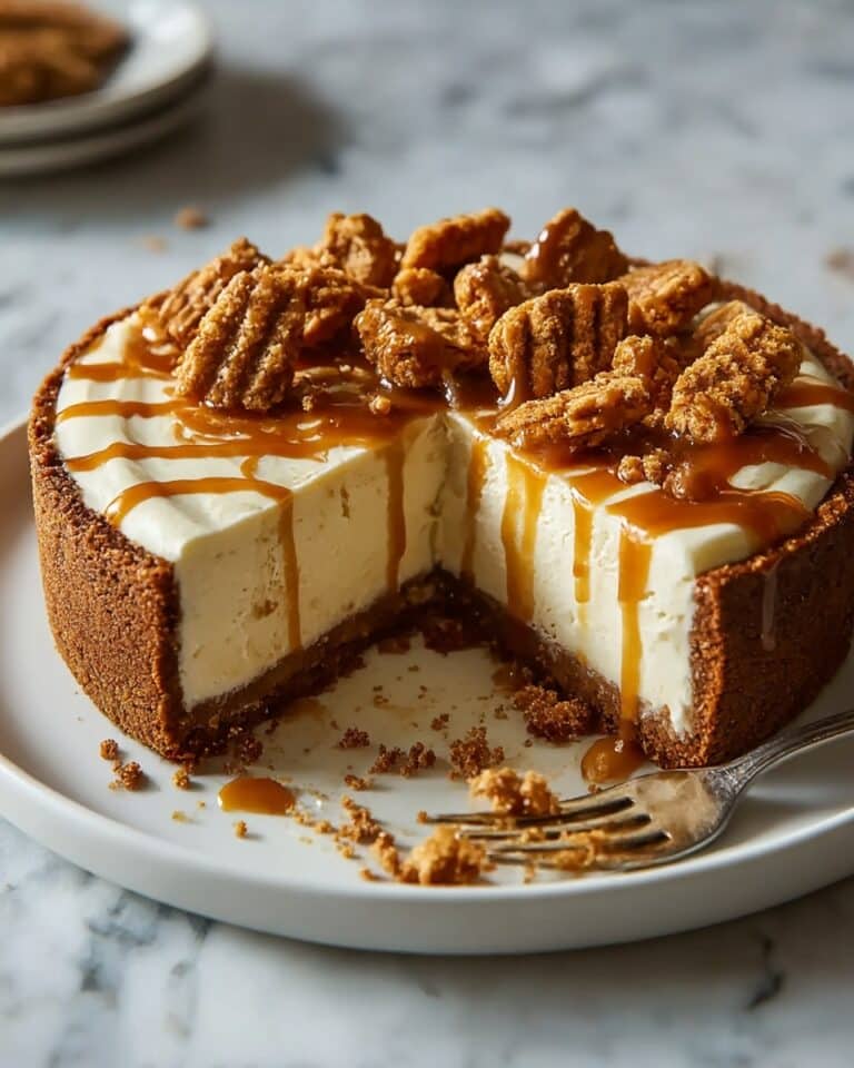 Cookie Butter Pie – Creamy No-Bake Biscoff Dessert Recipe