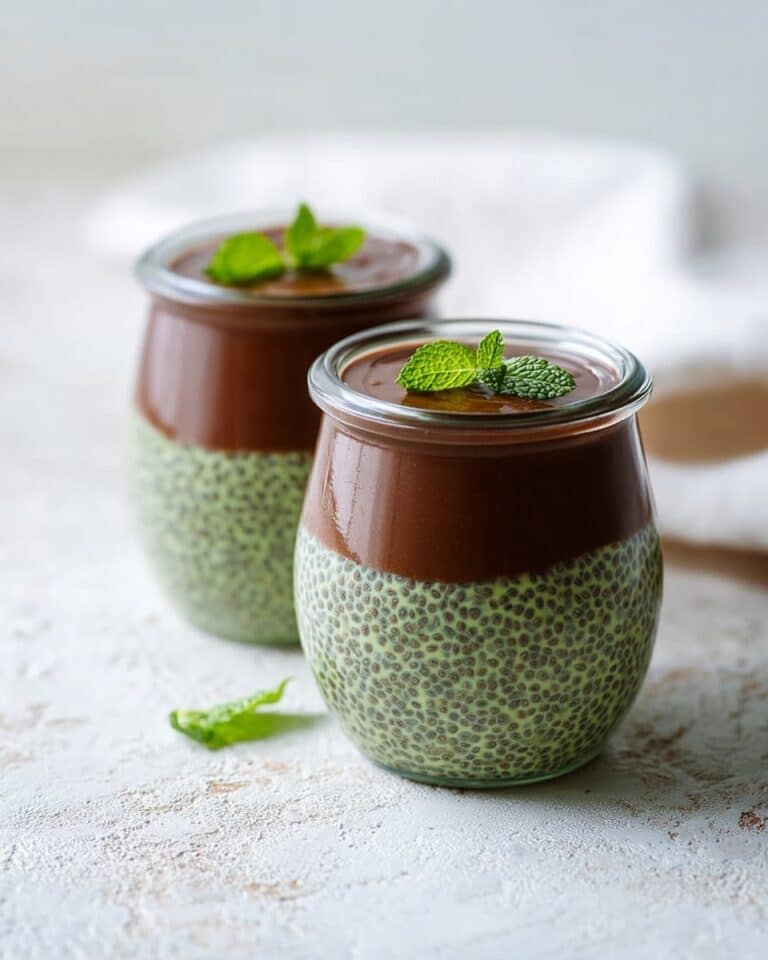 Matcha Mint Chocolate Chia Pudding Recipe