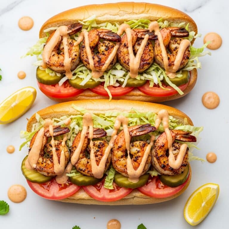 Blackened Shrimp Po Boys Recipe