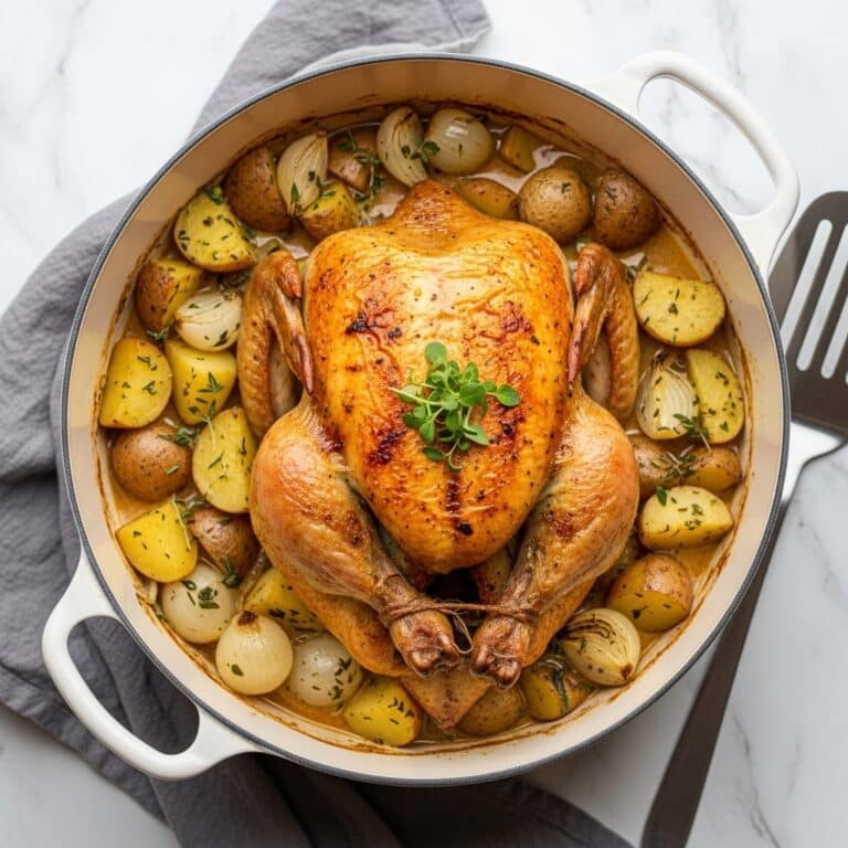 Creamy One-Pot Roast Chicken That Will Wow Your Family Recipe